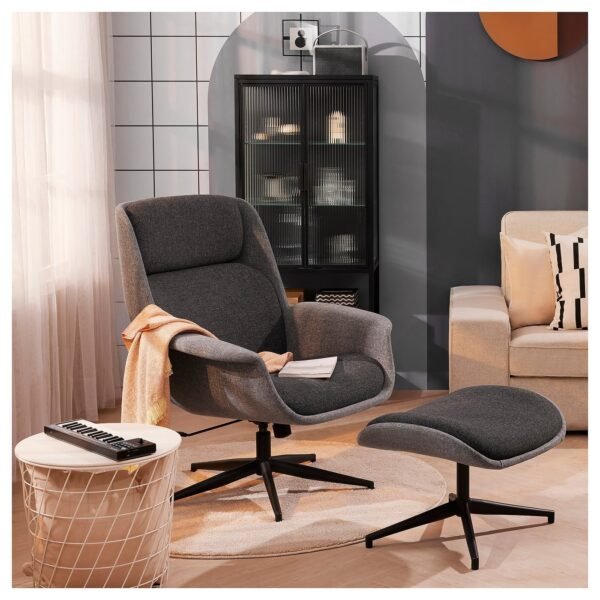 aeleby-footstool-gunnared-medium-grey-dark-grey__1215613_pe912085_s5.jpg FootEase 1 – Stylish and Comfortable Footstool